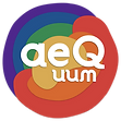 Logo da Aequum, colorido